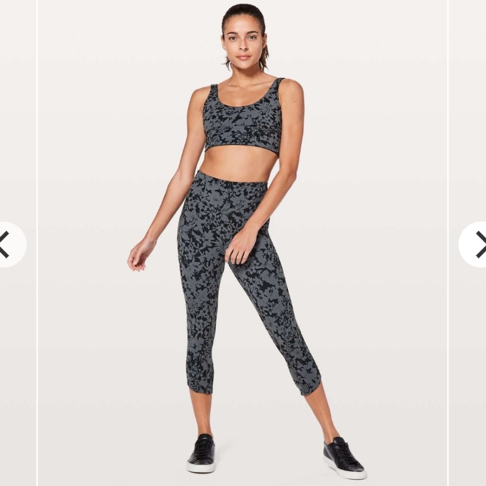 Lululemon efflorescent nebula nulu all you do crop - Picture 3 of 16